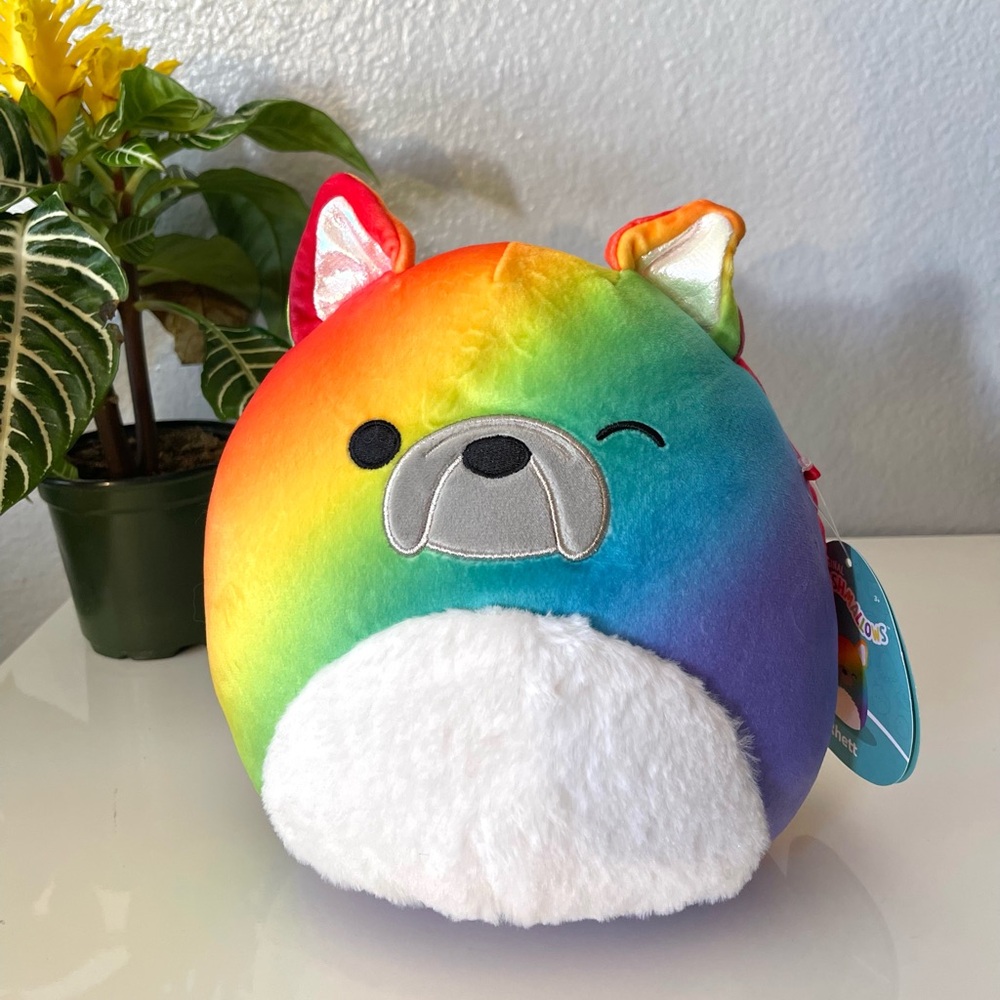 Squishmallows Rainbow Rhett Plush - Multicolor